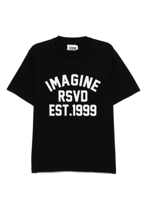 izzue printed T-shirt - Black