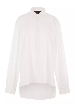Maria Calderara embellished-detail shirt - White
