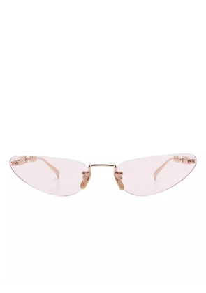Gucci Eyewear rimless sunglasses - Gold