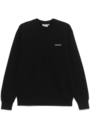Carhartt WIP script-embroidered sweatshirt - Black
