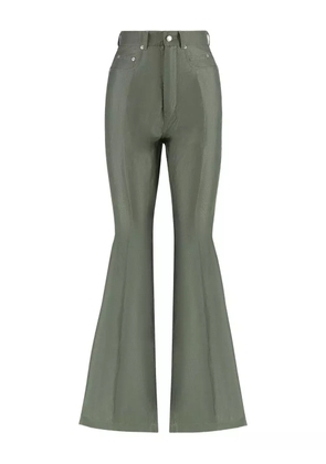 Rick Owens pressed-crease trousers - Green