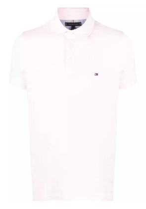 Tommy Hilfiger embroidered-logo polo shirt - Pink