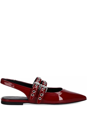Kennel & Schmenger Greta flap pumps - Red