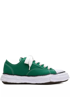 Maison MIHARA YASUHIRO Hank lace-up low-top sneakers - Green