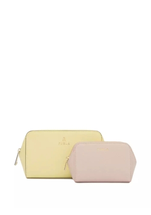 Furla Camelia zip-top make up bag - Yellow