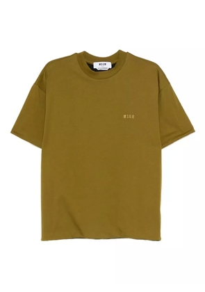 MSGM logo-detail T-shirt - Green