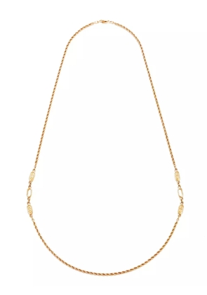 Christian Dior Pre-Owned CD chain necklace - Gold