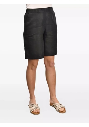 Gran Sasso linen shorts - Black