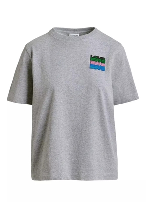 Essentiel Antwerp logo-embellishment T-shirt - Grey