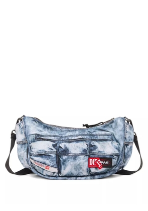 Diesel x Eastpak Trompe-L'oeil denim shoulder bag - Blue