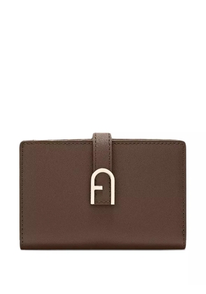 Furla buckle-fastening leather wallet - Brown