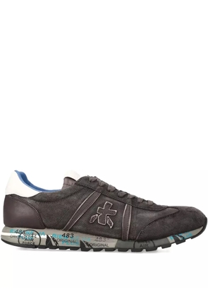 Premiata Lucy 7768 paneled-suede sneakers - Brown