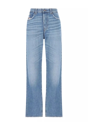 Diesel stone-washed logo-patch jeans - Blue