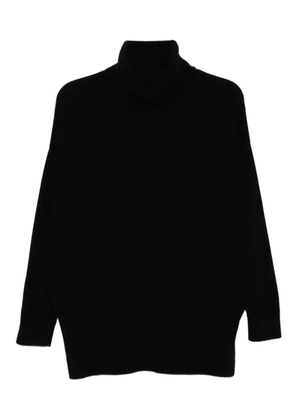 N.Peal Longline sweater - Black