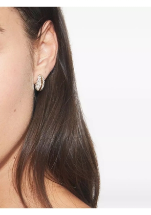 Tory Burch wave pavé earrings - Gold