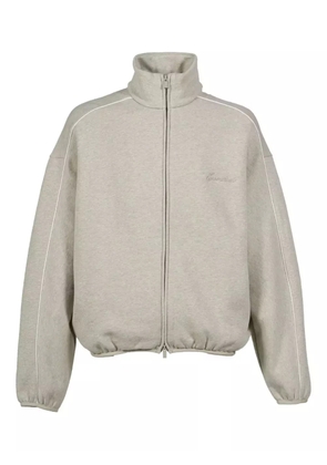 FEAR OF GOD ESSENTIALS embroidered-logo track jacket - Grey