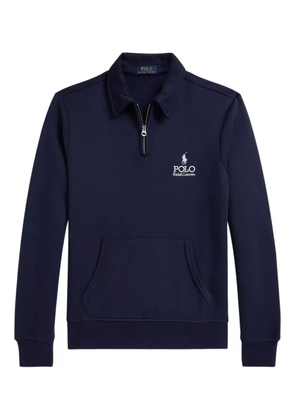 Polo Ralph Lauren half-zip embroidered sweatshirt - Blue