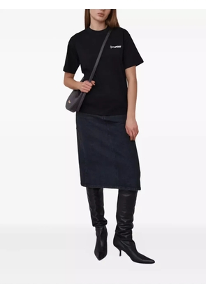 OpéraSPORT Claude organic-cotton T-shirt - Black