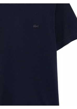 Lacoste logo-embroidered T-shirt - Blue