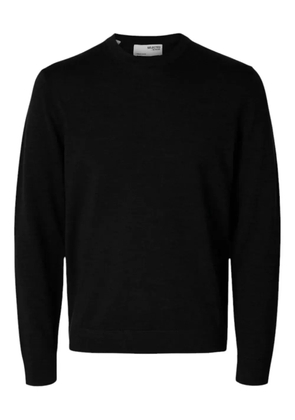 Selected Femme round-neck sweater - Black