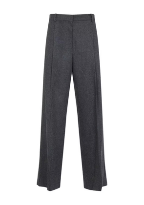 KHAITE wool straight-leg trousers - Grey