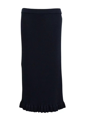 Michael Kors Vintage ruffled-hem skirt - Blue