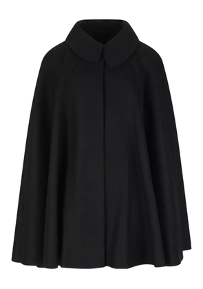 IL TABARRO Peter Pan-collar cape - Black