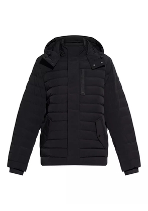 Moose Knuckles logo-patch padded jacket - Black