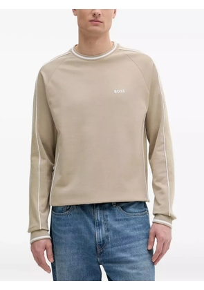 BOSS crew-neck sweatshirt - Neutrals