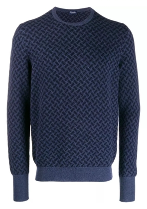 Drumohr crew-neck cashmere sweater - Blue