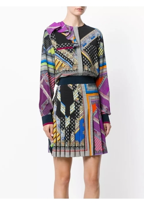 ETRO printed pleated dress - Black