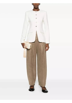 Giorgio Armani sequin-embellished pants - Gold