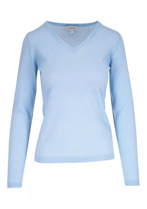 Kinross Cashmere V-neck jumper - Blue