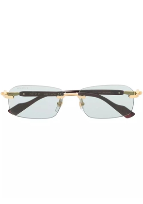 Gucci Eyewear GG1221S rectangle-frame sunglasses - Gold