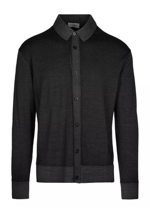 Paolo Pecora button-down wool cardigan - GRIGIO