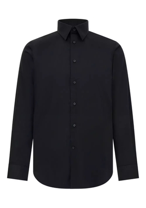 Boggi Milano spread-collar shirt - Black