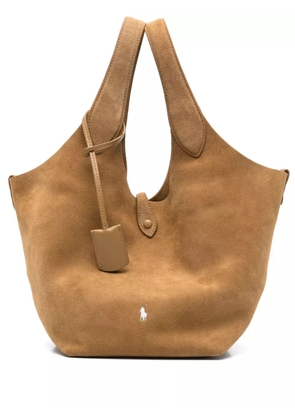 Polo Ralph Lauren suede tote bag - Brown