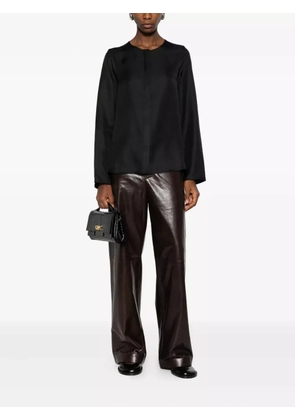 LouLou de Saison round-neck long-sleeve shirt - Black