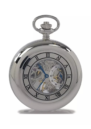 Rapport mechanical skeleton pocket watch - Silver