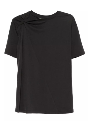 Eleh knotted-shoulder top - Grey