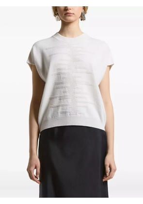 Peserico short-sleeve knit T-shirt - White