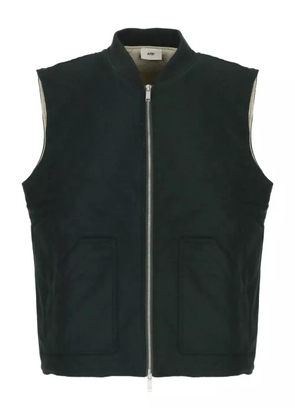 Autry zip-up gilet - Black