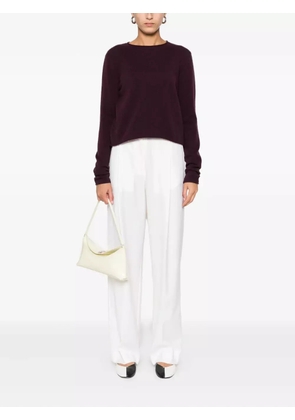 Lisa Yang long-sleeve cropped sweater - Brown