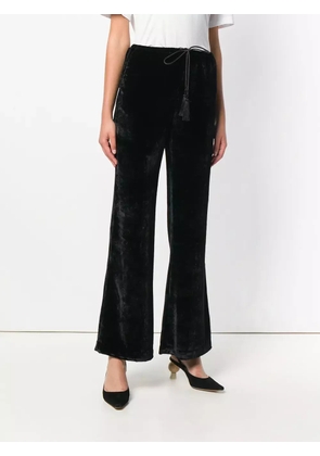ETRO drawstring flared trousers - Black