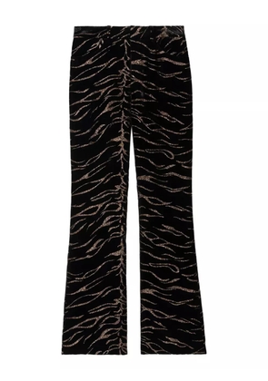 Zadig&Voltaire tiger-print trousers - Black