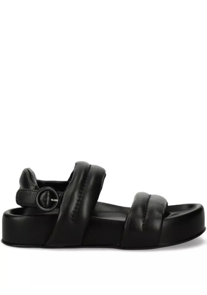 AGL padded double-strap sandals - Black