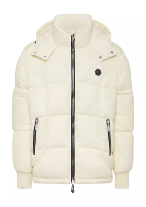 Philipp Plein hooded puffer jacket - Neutrals