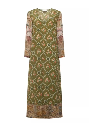Pierre-Louis Mascia floral-print maxi dress - Green