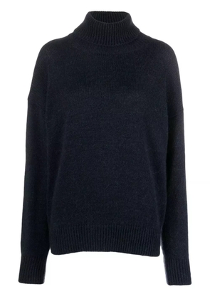 Alysi two-tone roll-neck jumper - Blue