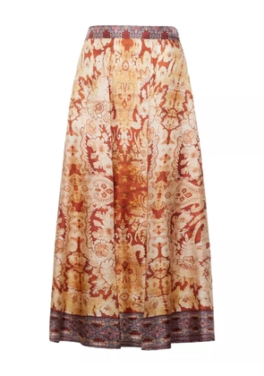 Pierre-Louis Mascia silk pleated skirt - Neutrals